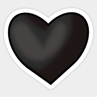 Black Heart Sticker